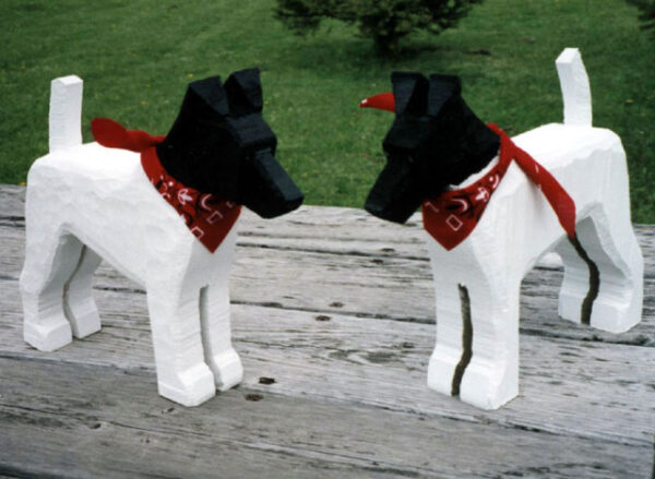 Wooden Dog Gifts - Painted