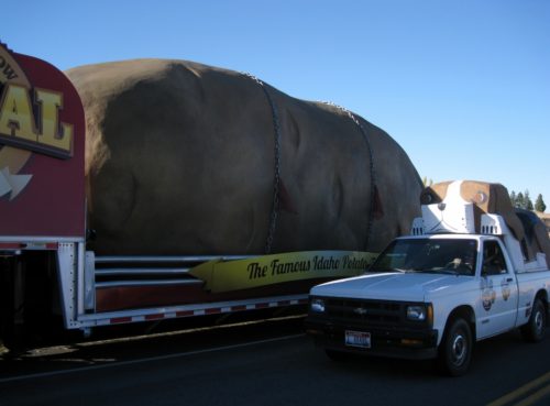 Idaho travelling big potato, Idaho big potato